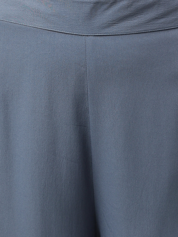 Blue-Yonder-Poly-Crepe-A-Line-Sleeveless-3-Piece-Kurta-Set