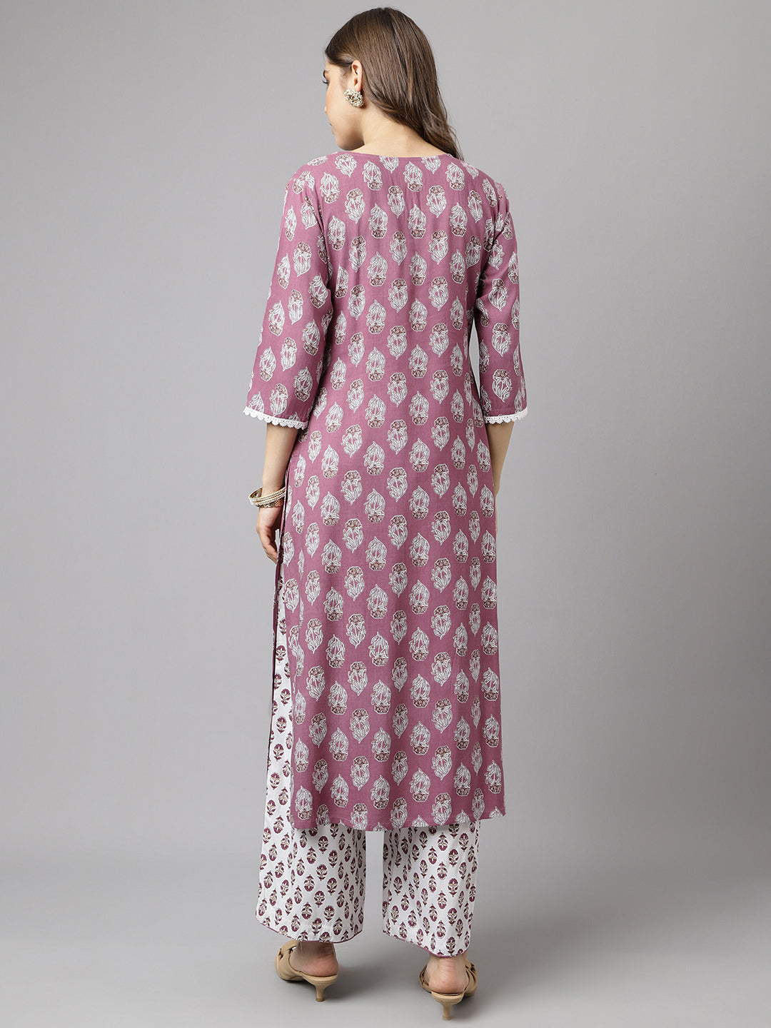 Light-Purple-Cotton-A-Line-2-Piece-Kurta-Set