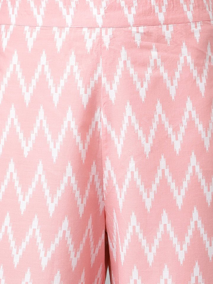 Baby-Pink-Cotton-A-Line-2-Piece-Kurta-Set