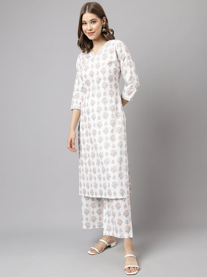 White-Cotton-A-Line-2-Piece-Kurta-Set