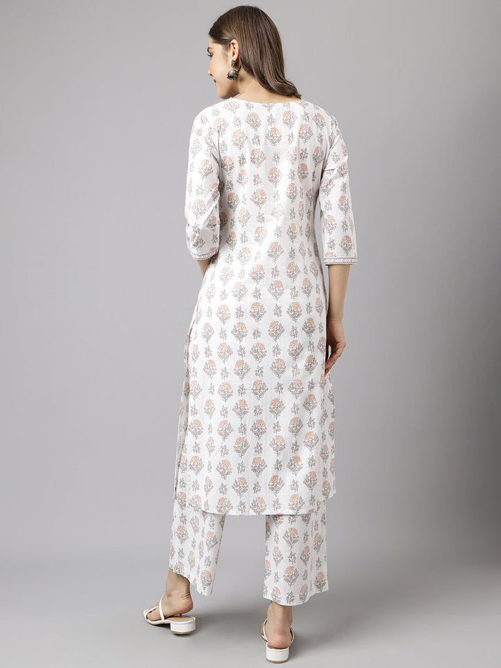 White-Cotton-A-Line-2-Piece-Kurta-Set