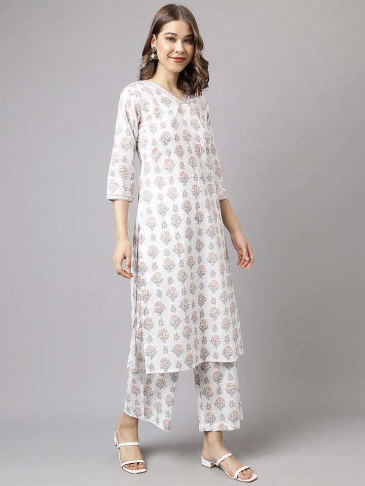 White-Cotton-A-Line-2-Piece-Kurta-Set