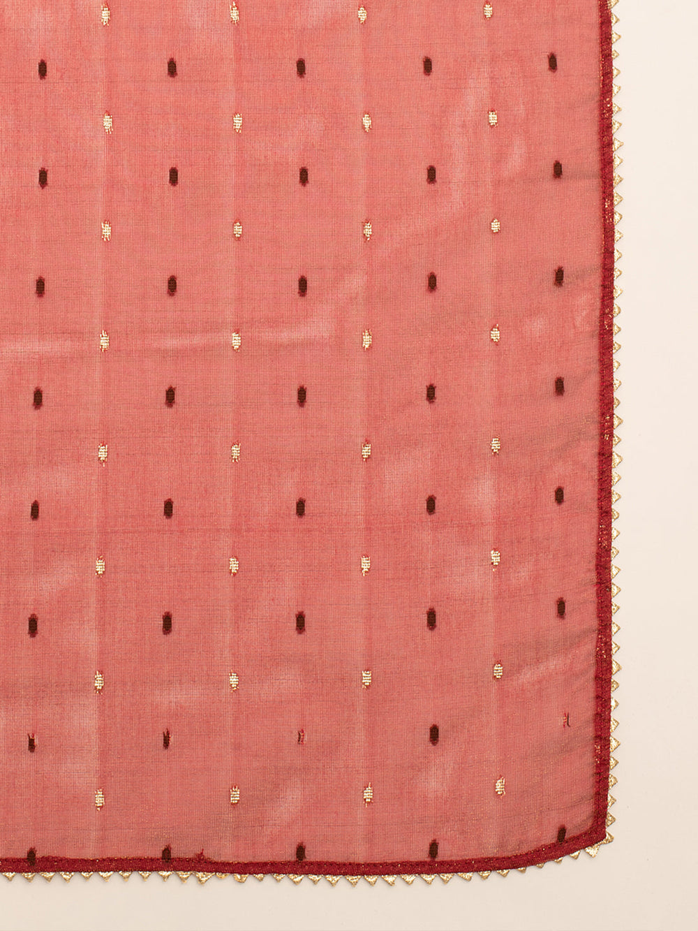 Green-Silk-Blend-Polka-Dot-3-Piece-Kurta-Set