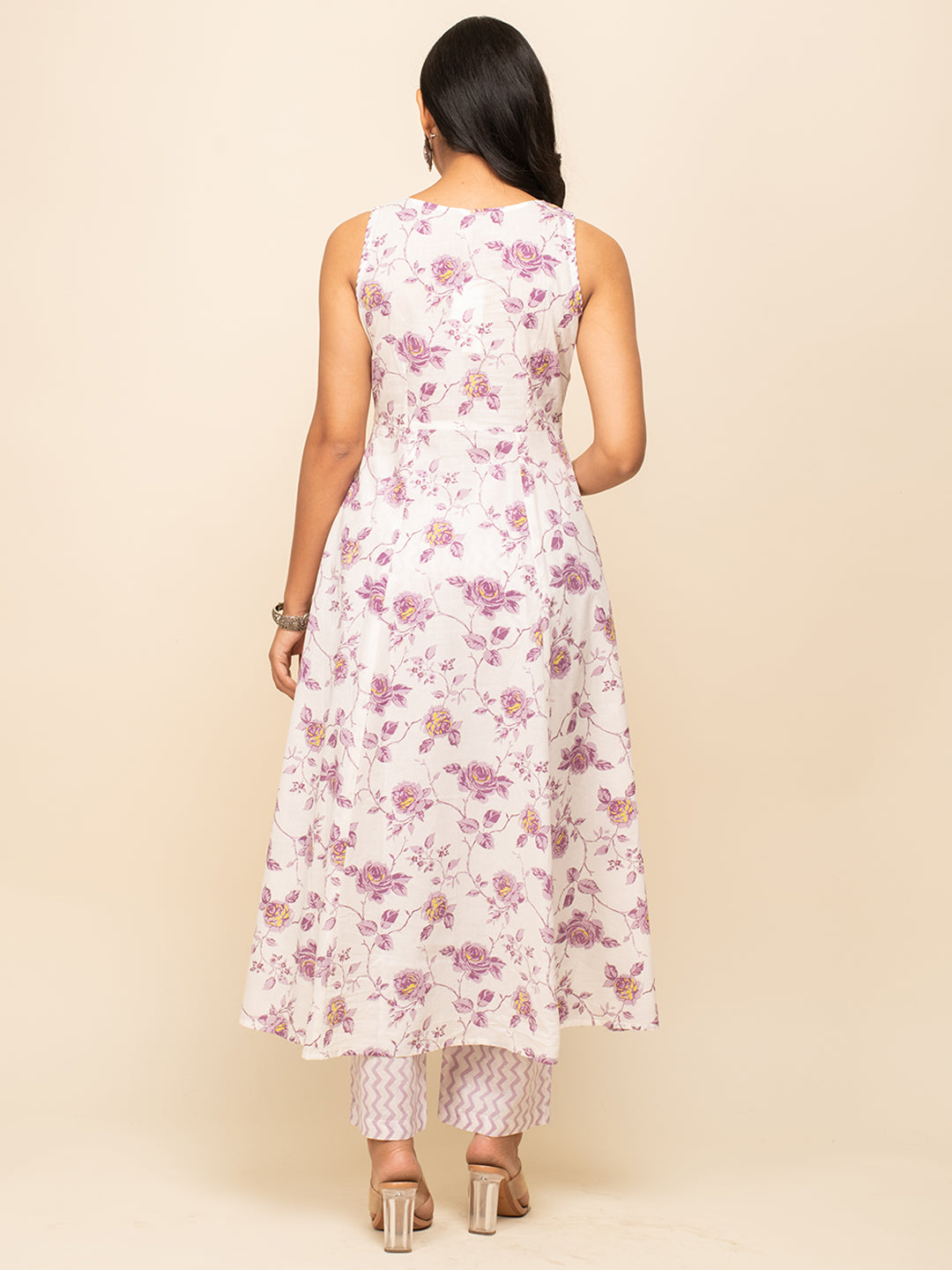 White-Cotton-A-Line-3-Piece-Kurta-Set