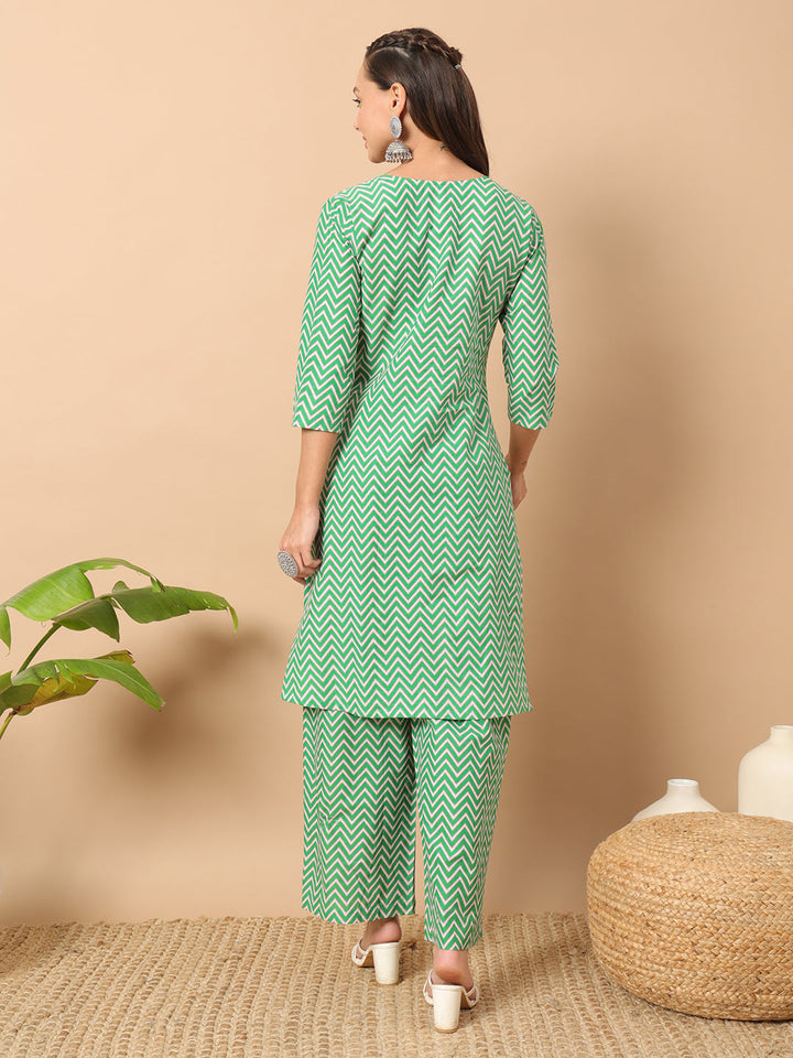 Sea-Green-Cotton-Straight-2-Piece-Kurta-Set