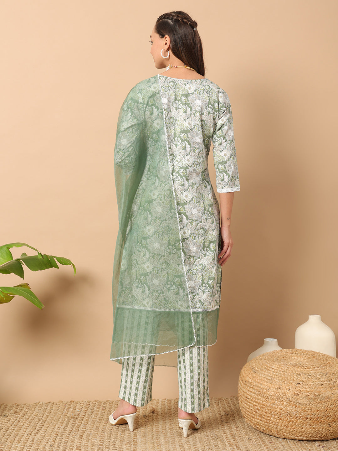 Light-Green-Cotton-Straight-3-Piece-Kurta-Set