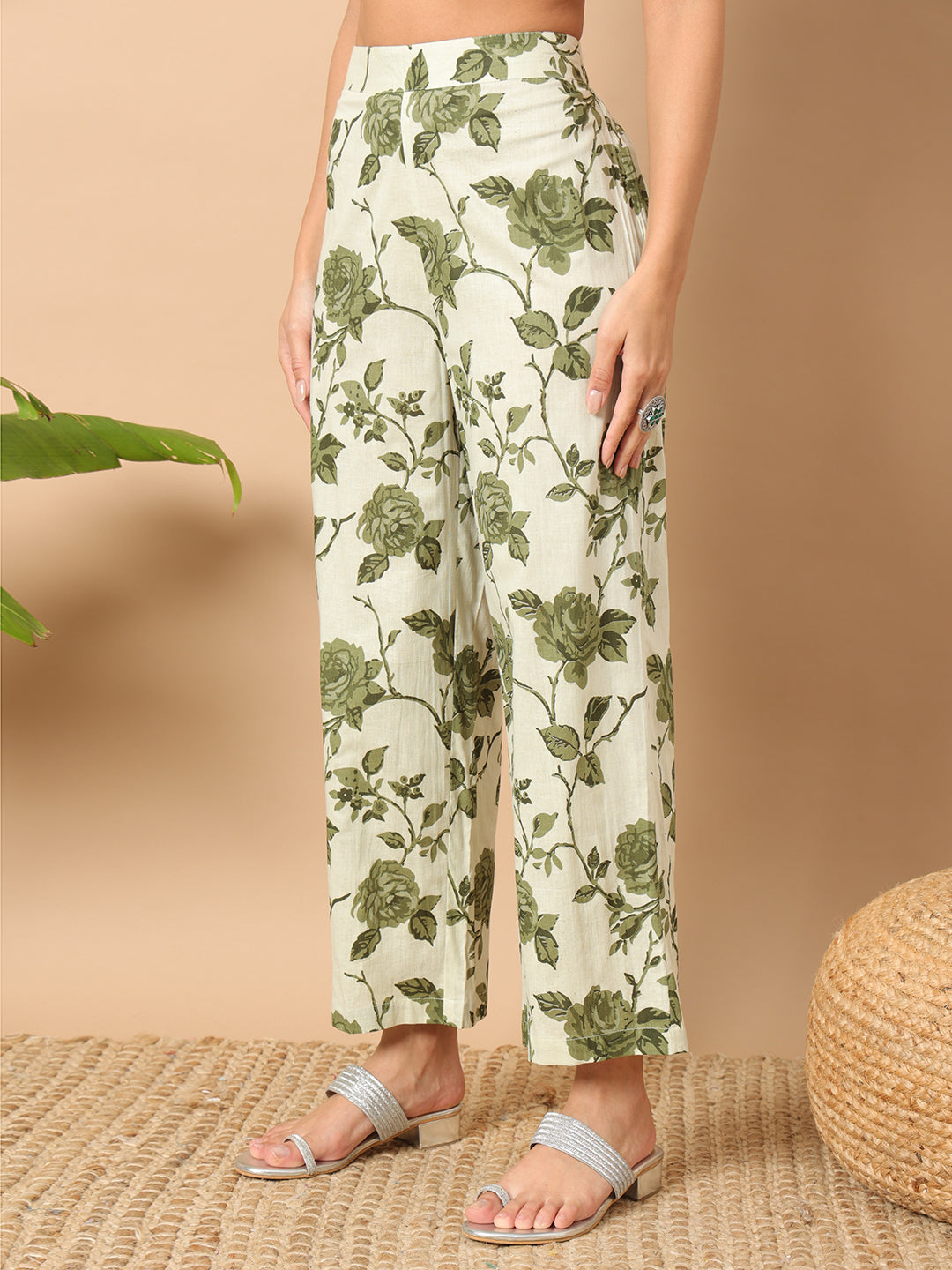 Sage-Green-Cotton-Straight-2-Piece-Kurta-Set