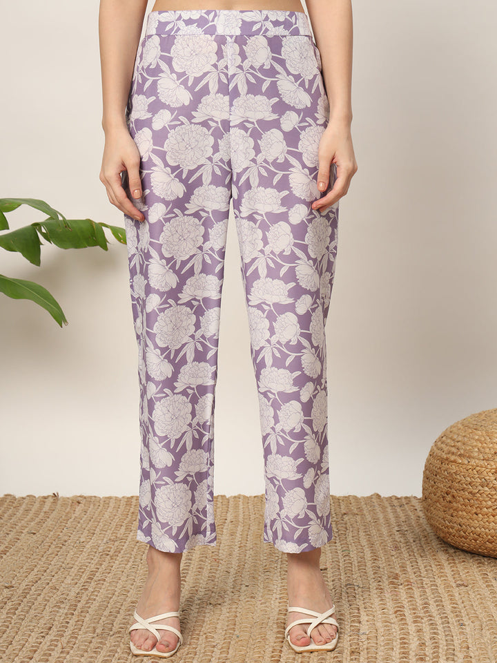 Lavender-Cotton-Blend-Printed-2-Piece-Kurta-Set