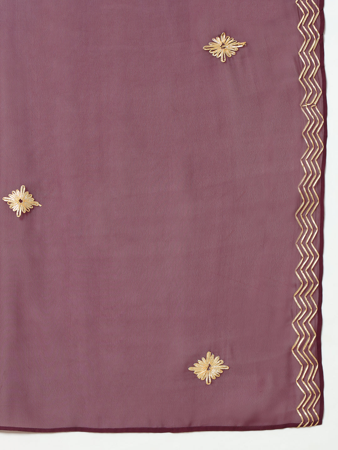 Wine-Crepe-Flared-3-Piece-Kurta-Set