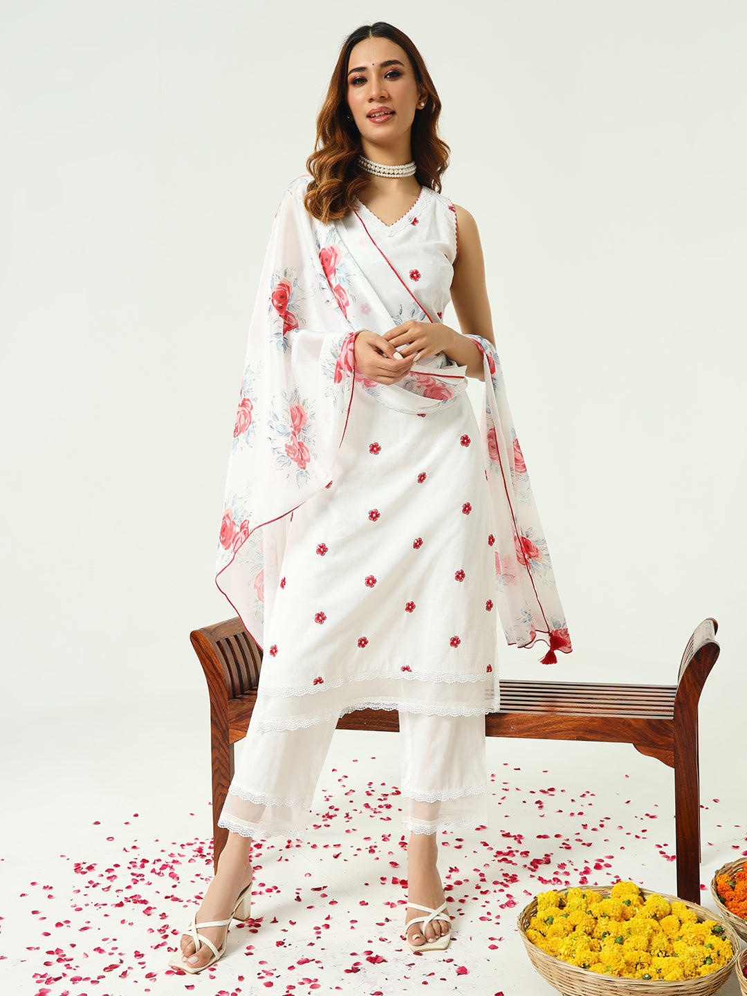 White-Cotton-Embroidered-Straight-3-Piece-Kurta-Set