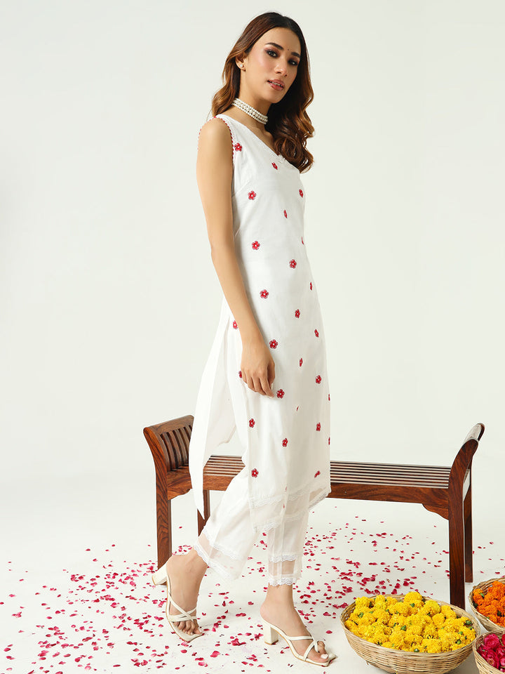 White-Cotton-Embroidered-Straight-3-Piece-Kurta-Set