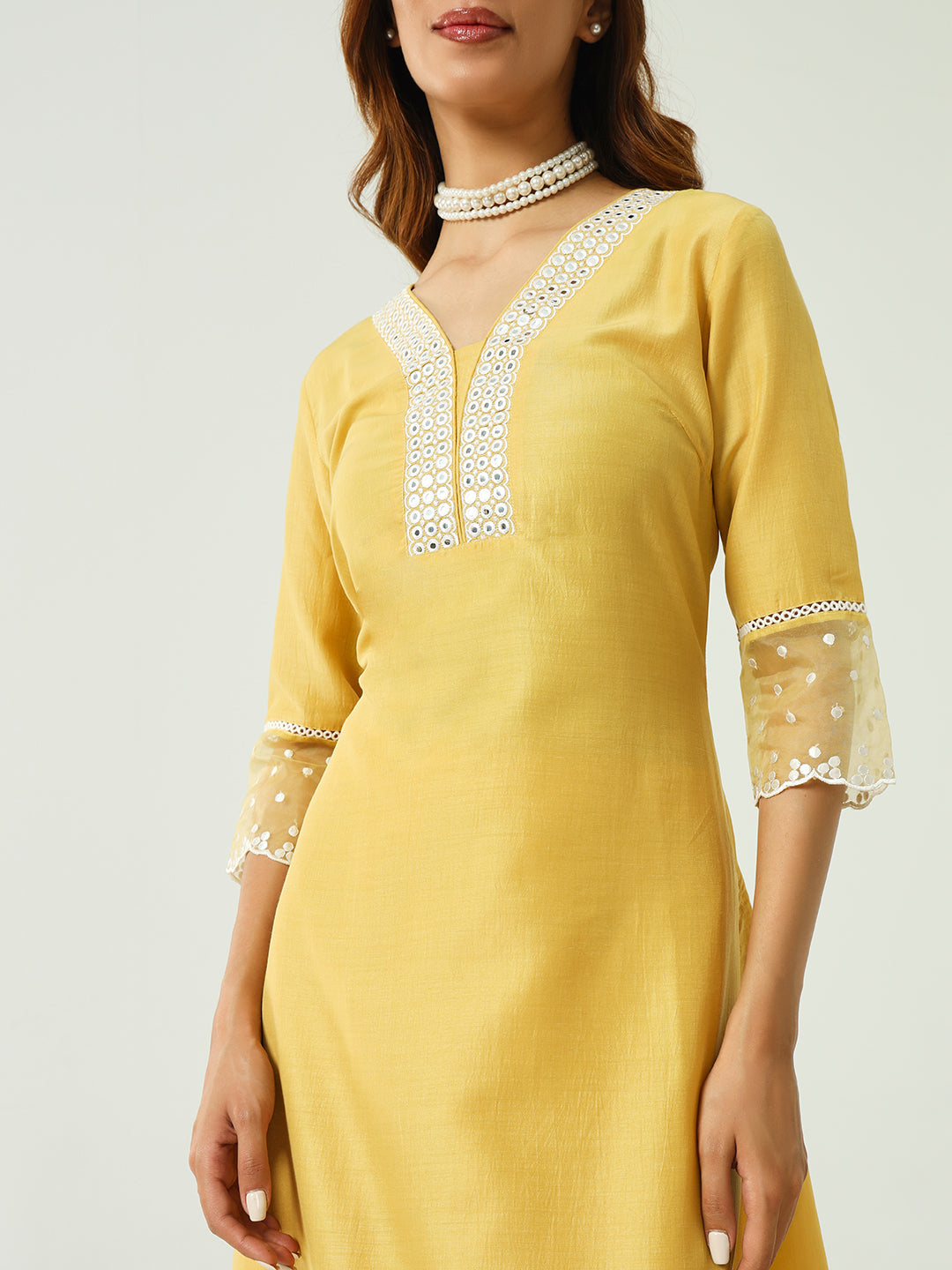 Yellow-Silk-Blend-Straight-3-Piece-Kurta-Set