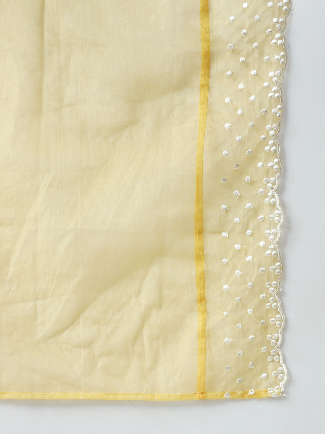 Yellow-Silk-Blend-Straight-3-Piece-Kurta-Set