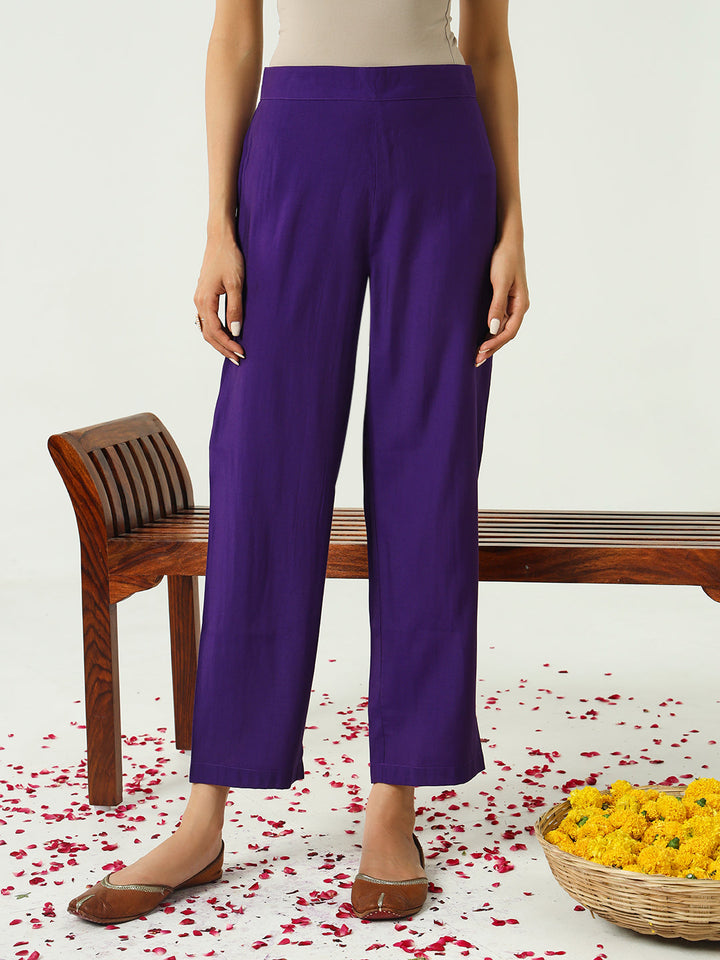 Purple-Chanderi-A-Line-3-Piece-Kurta-Set
