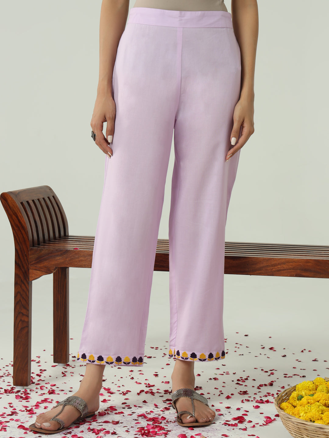 Pastel-Lavender-Cotton-Flared-2-Piece-Kurta-Set