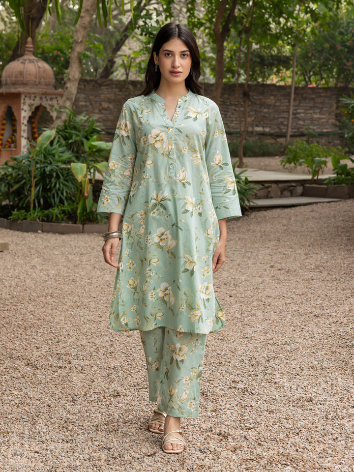 Pista-Green-Cotton-Printed-Co-Ord-Set