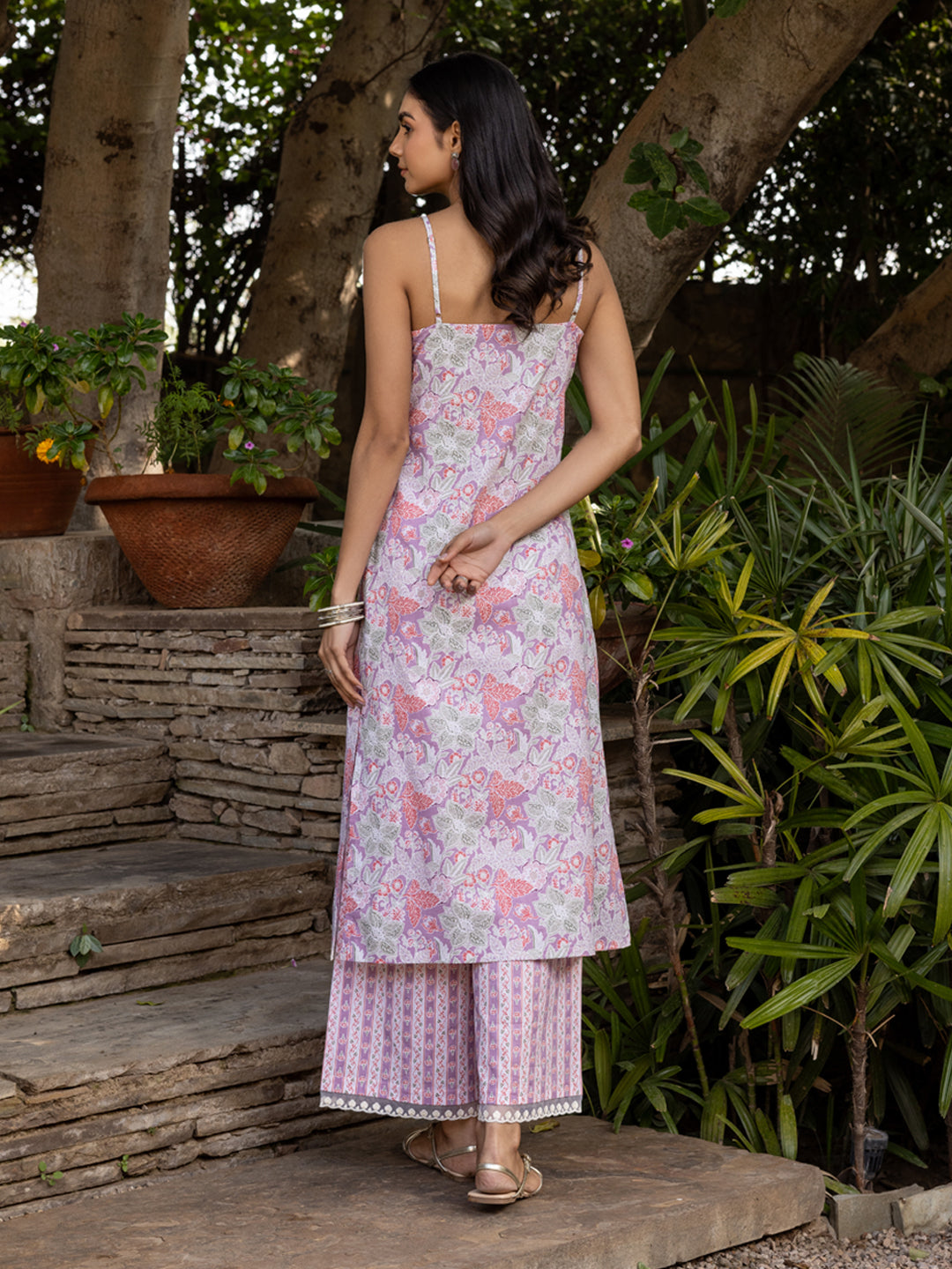 Lilac-Cotton-Straight-2-Piece-Kurta-Set