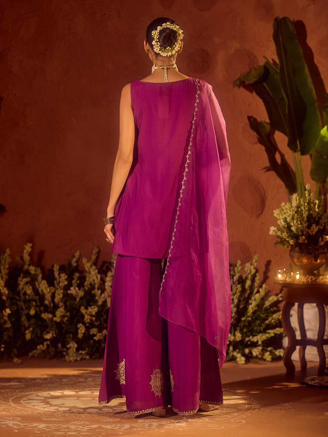 Purple-Viscose-Chanderi-Gotta-Patti-Work-Ethnic-Straight-3-Piece-Kurta-Set