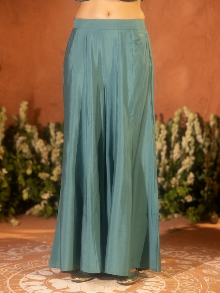 Sea-Green-Viscose-Chanderi-Embroidered-Ethnic-Straight-3-Piece-Kurta-Set