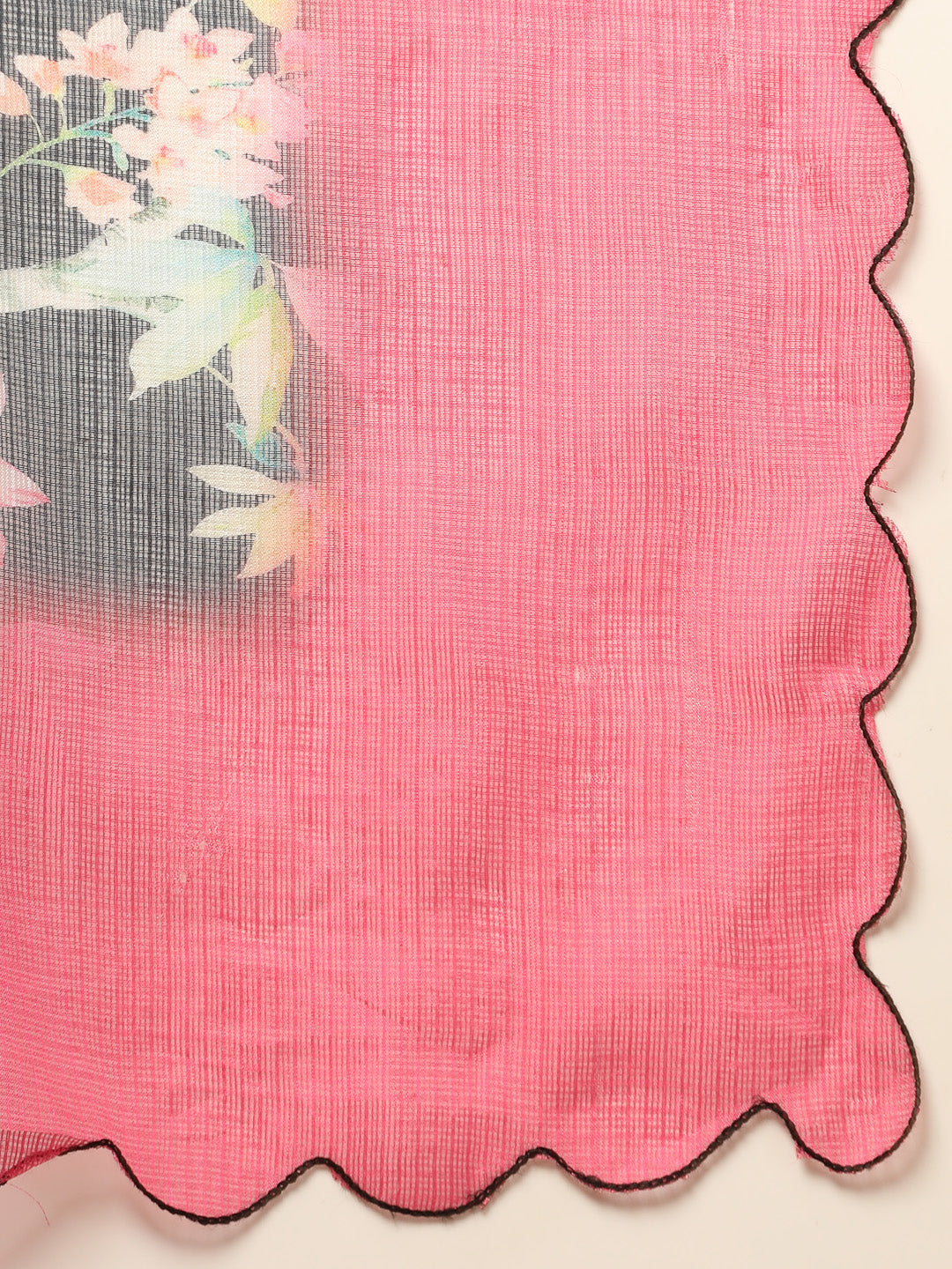 Blue-Supernet-Floral-Digital-Print-Saree