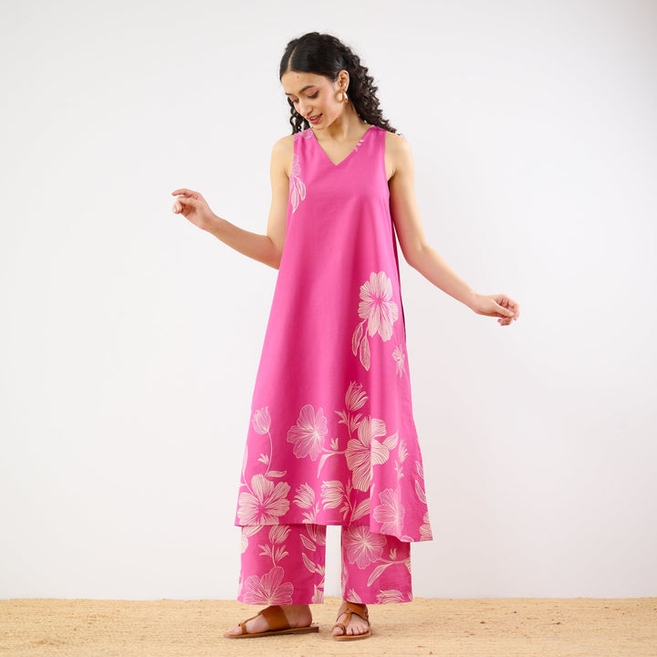 Pink-Cotton-Rosa-Aline--Co-Ord-Set