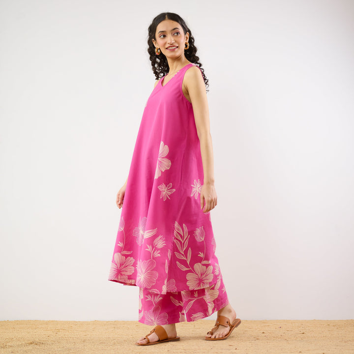 Pink-Cotton-Rosa-Aline--Co-Ord-Set