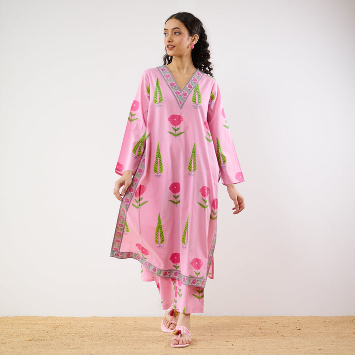 Baby-Pink-Begumbagh-Printed-Co-Ord-Set