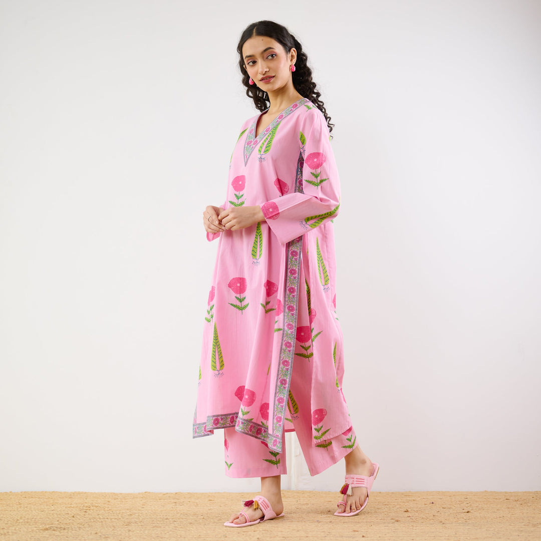 Baby-Pink-Begumbagh-Printed-Co-Ord-Set