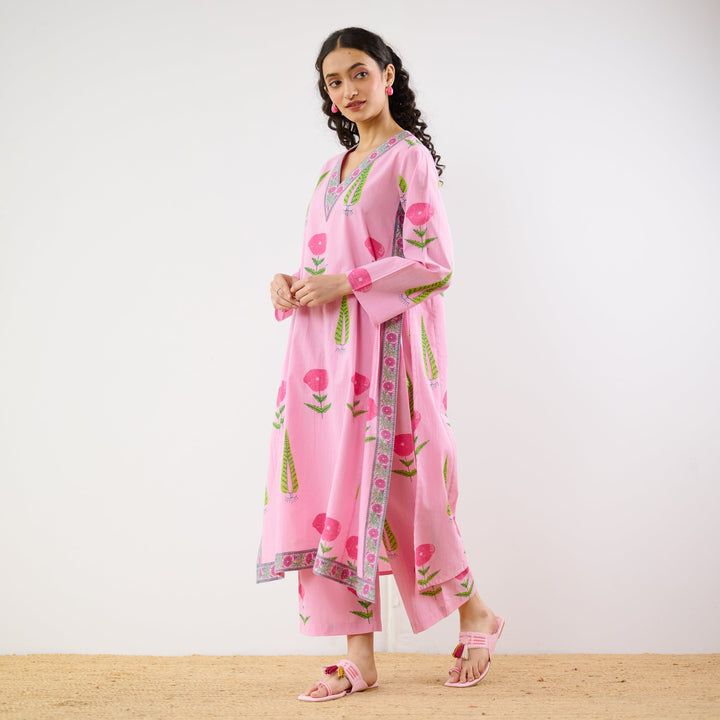 Baby-Pink-Begumbagh-Printed-Co-Ord-Set