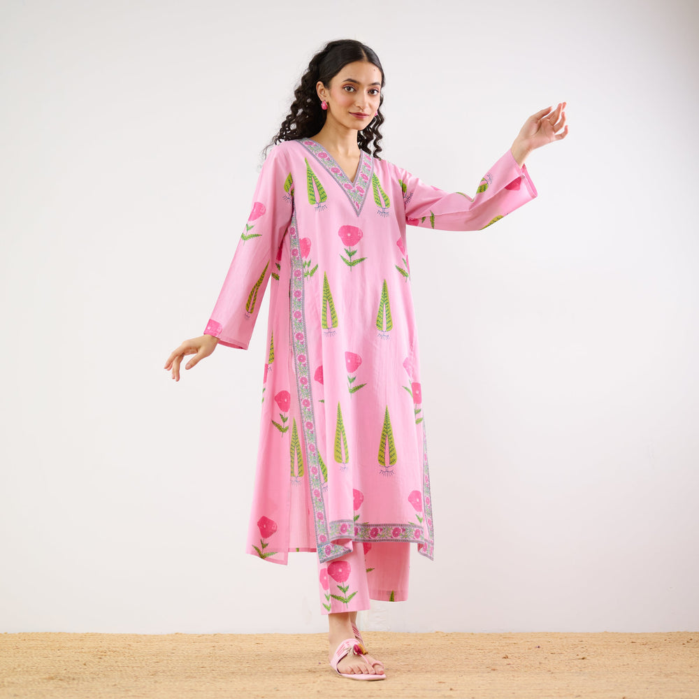 Baby-Pink-Begumbagh-Printed-Co-Ord-Set