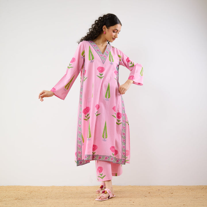 Baby-Pink-Begumbagh-Printed-Co-Ord-Set