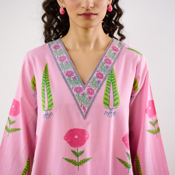 Baby-Pink-Begumbagh-Printed-Co-Ord-Set