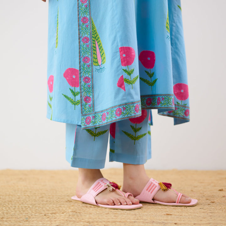 Sky-Blue--Begumbagh-Printed-Co-Ord-Set