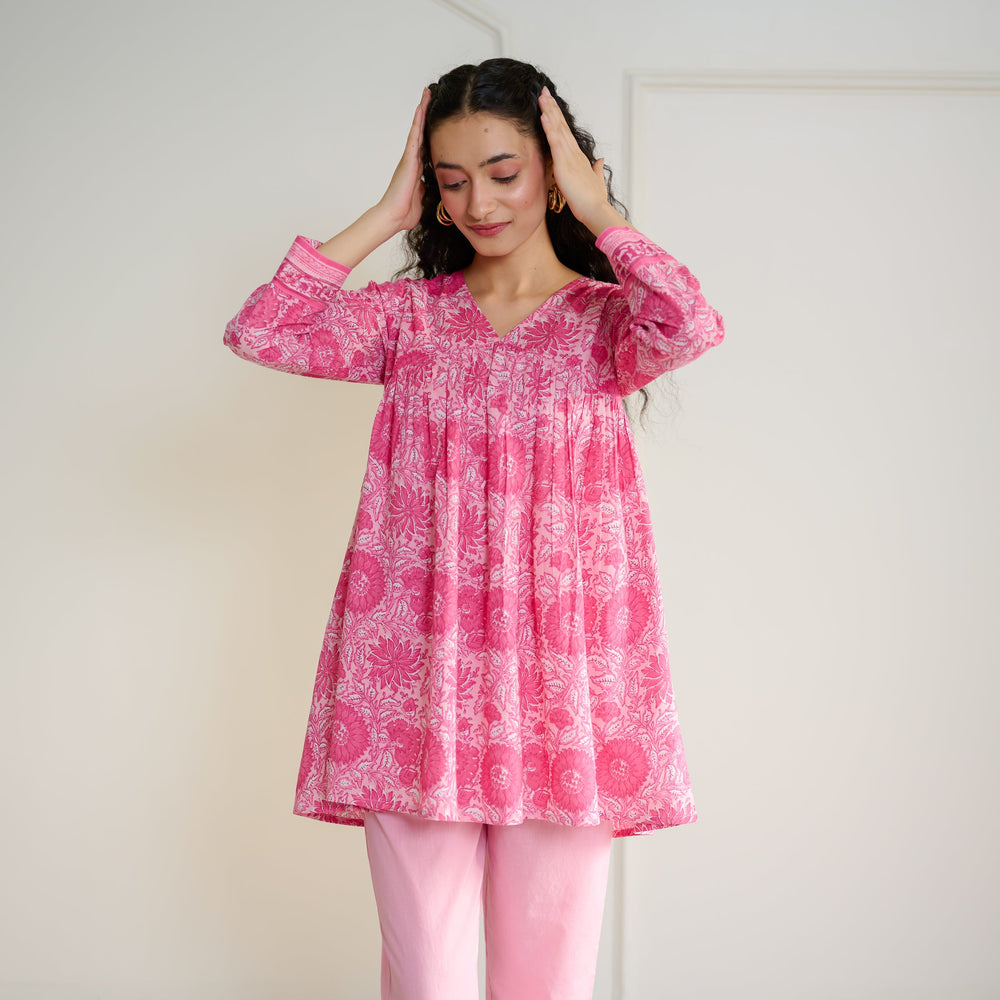 Baby-Pink-Cotton-Sanganeri-Co-Ord-Set