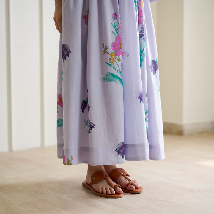 Lavender-Cotton-Maxi-Dresse-With-Mulmul-Slip