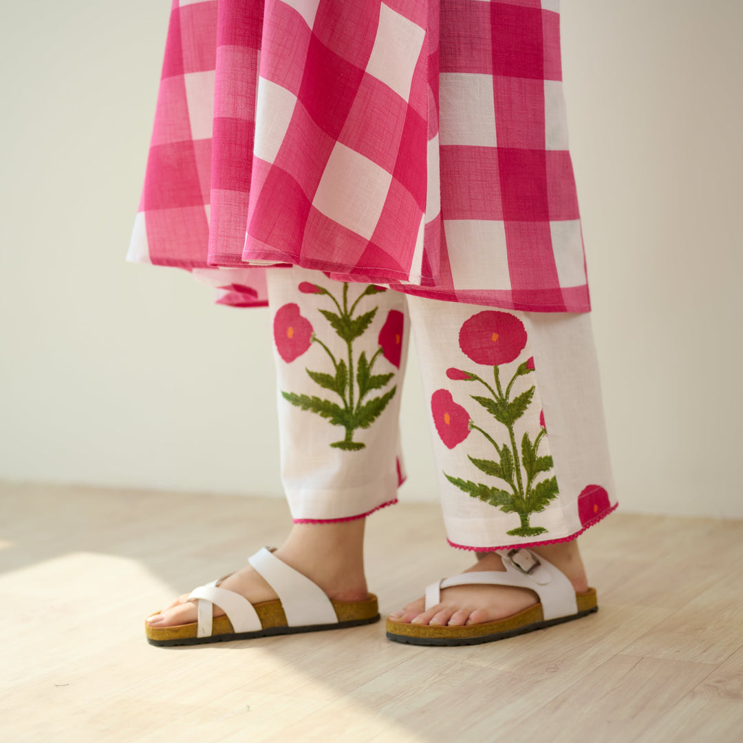 Rose-Pink-Cotton-Old-School-2-Piece-Kurta-Set