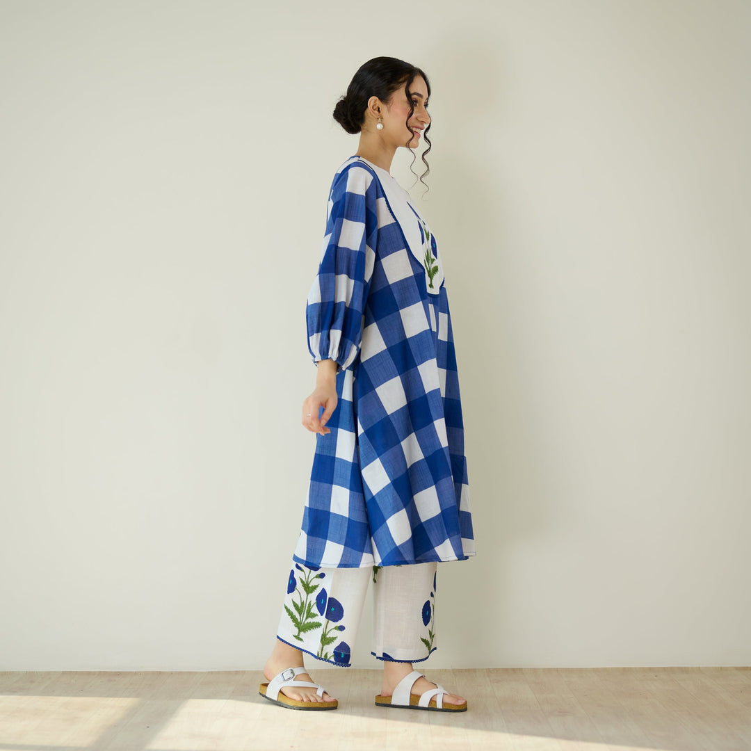 Classic-Indigo-Cotton-Old-School-2-Piece-Kurta-Set