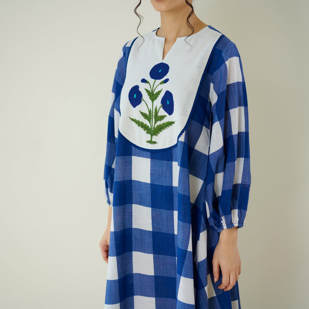 Classic-Indigo-Cotton-Old-School-Kurta