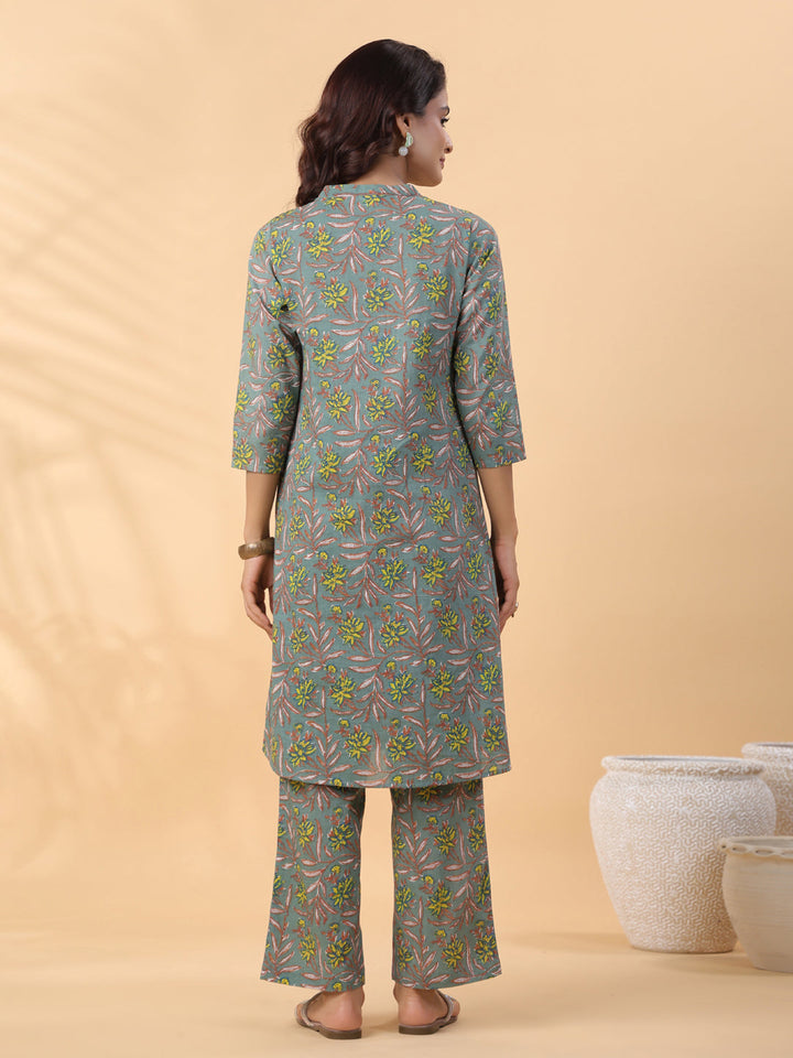 Sage-Cotton-A-Line-2-Piece-Kurta-Set