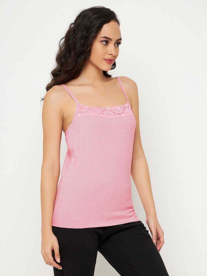 Soft-Pink-Cotton-Polka-Dot-Print-Camisole