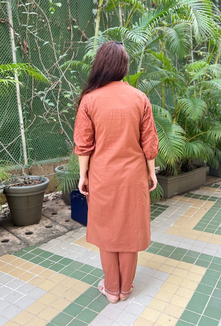 Sugar And Brownies Cotton 2-Piece Kurta Set