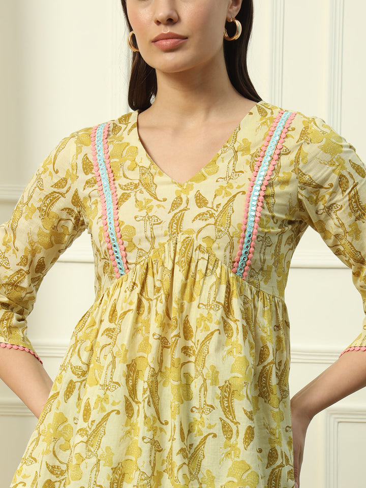 Yellow-Cotton-Embroidery-Lace-Top