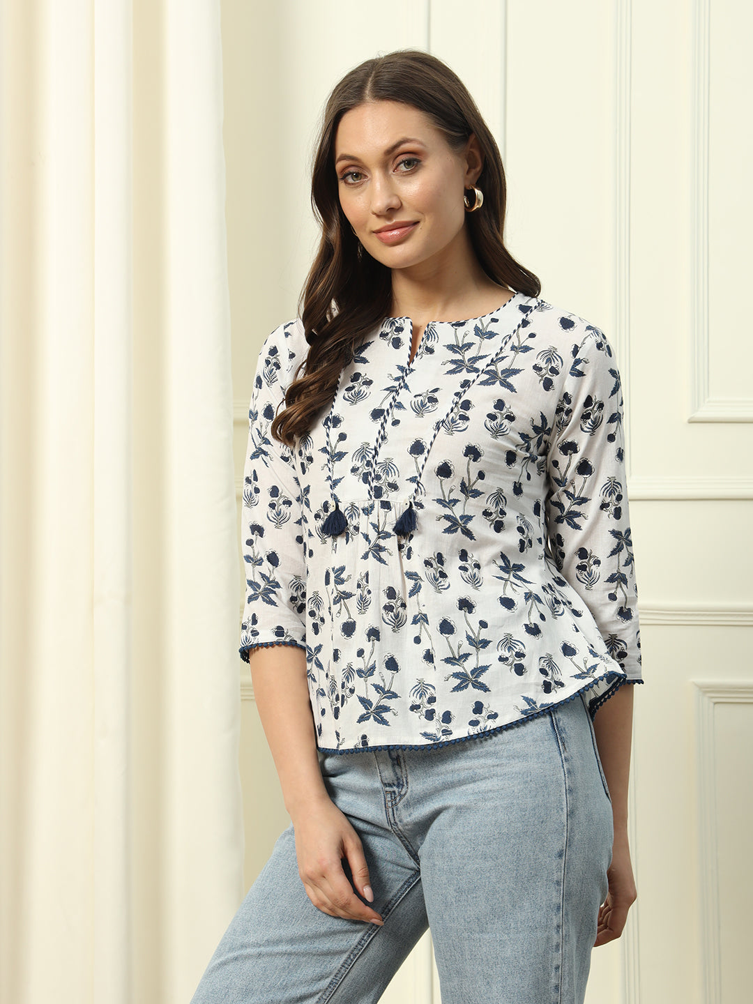 White-Cotton-Printed-Top