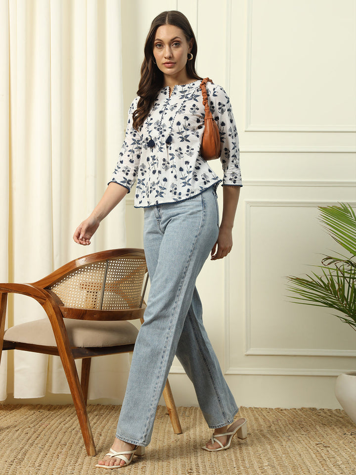 White-Cotton-Printed-Top