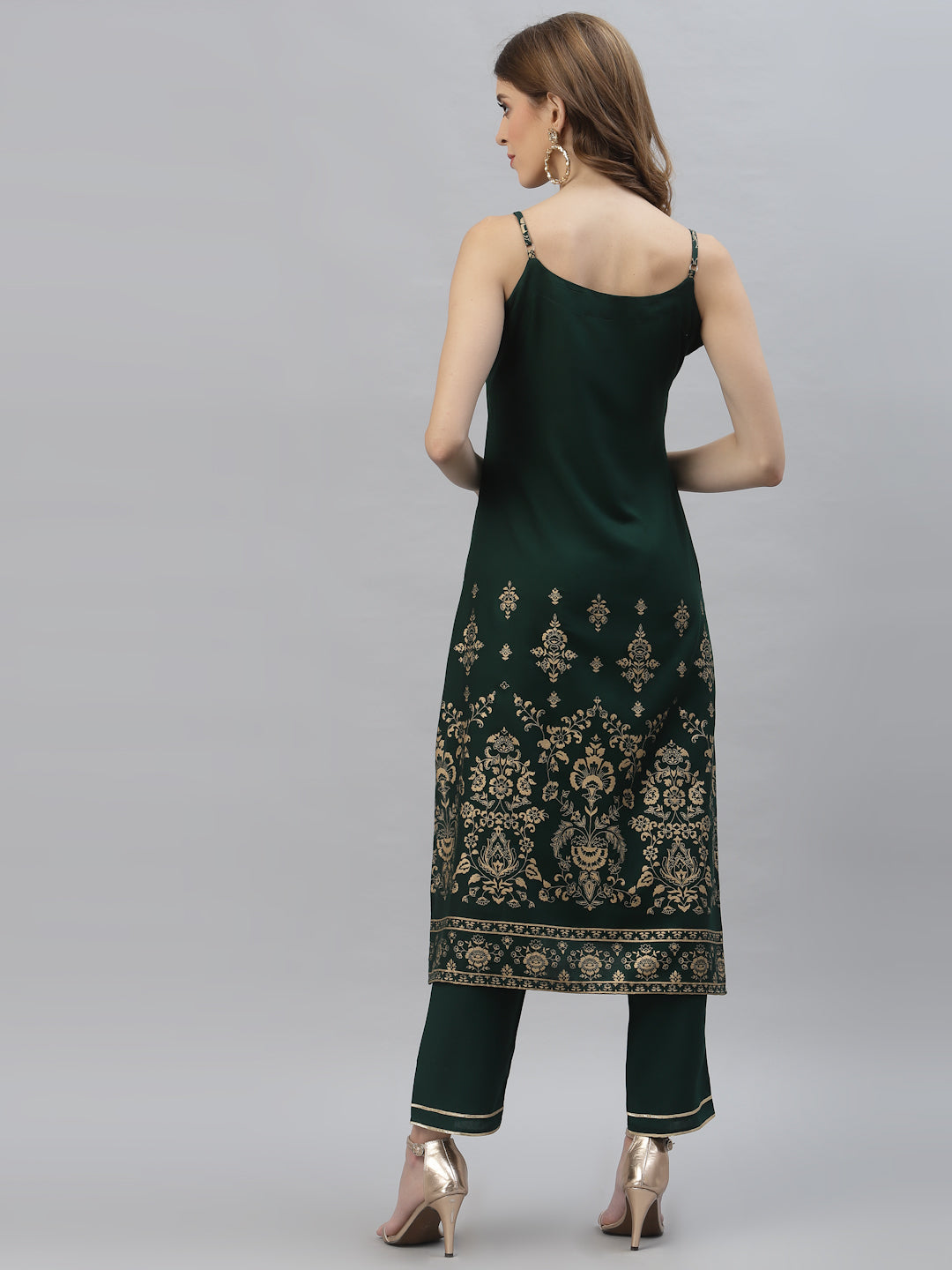 Purple-Rayon-Bandhej-Printed-3-Piece-Kurta-Set