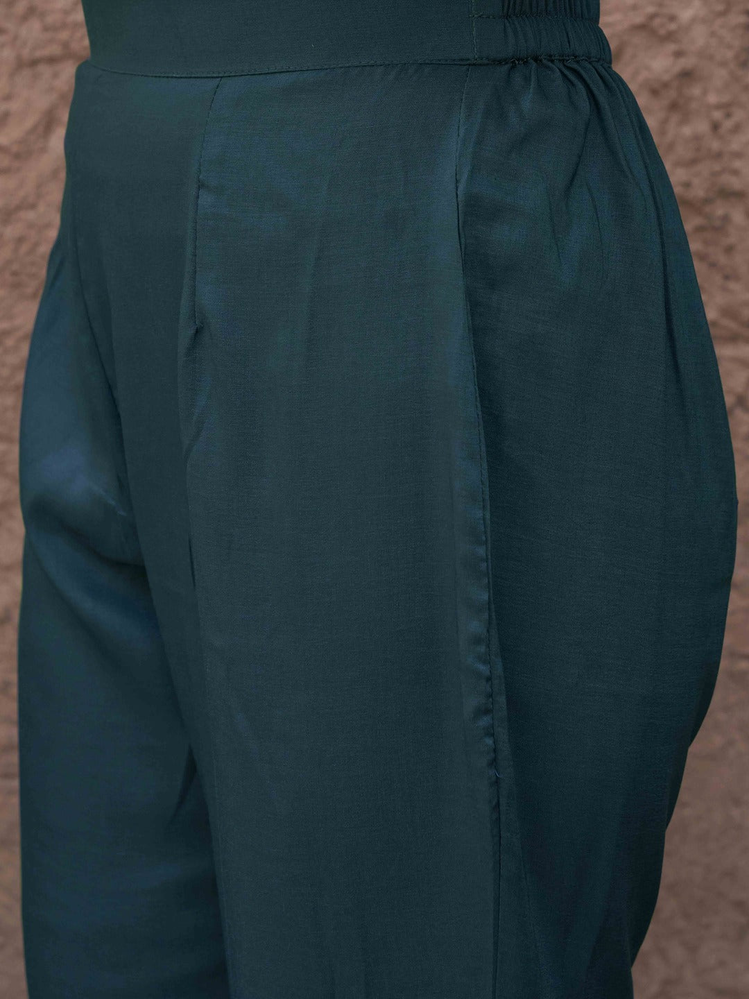 Teal-Silk-Blend-Sequinns-Net-Patch-Gathered-3-Piece-Kurta-Set