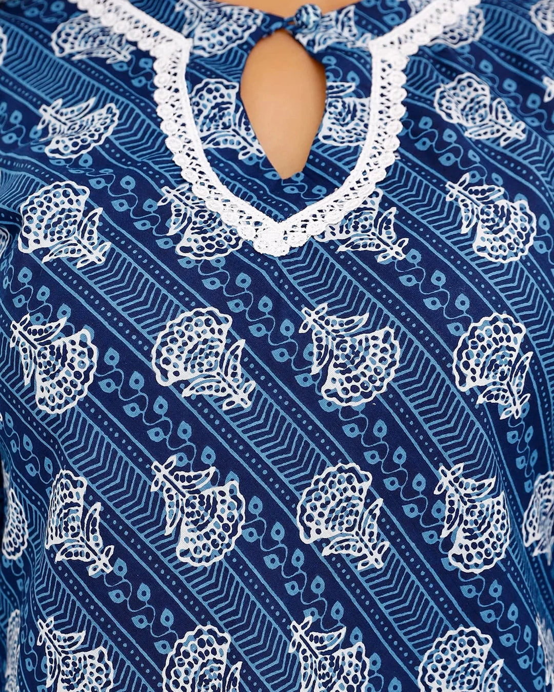 Midnight-Blue-Cotton-Midi-Dress