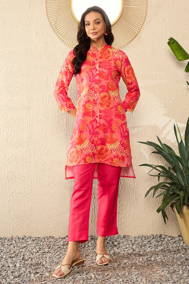 Pink-Rayon-Blend-Floral-Printed-Co-Ord-Set