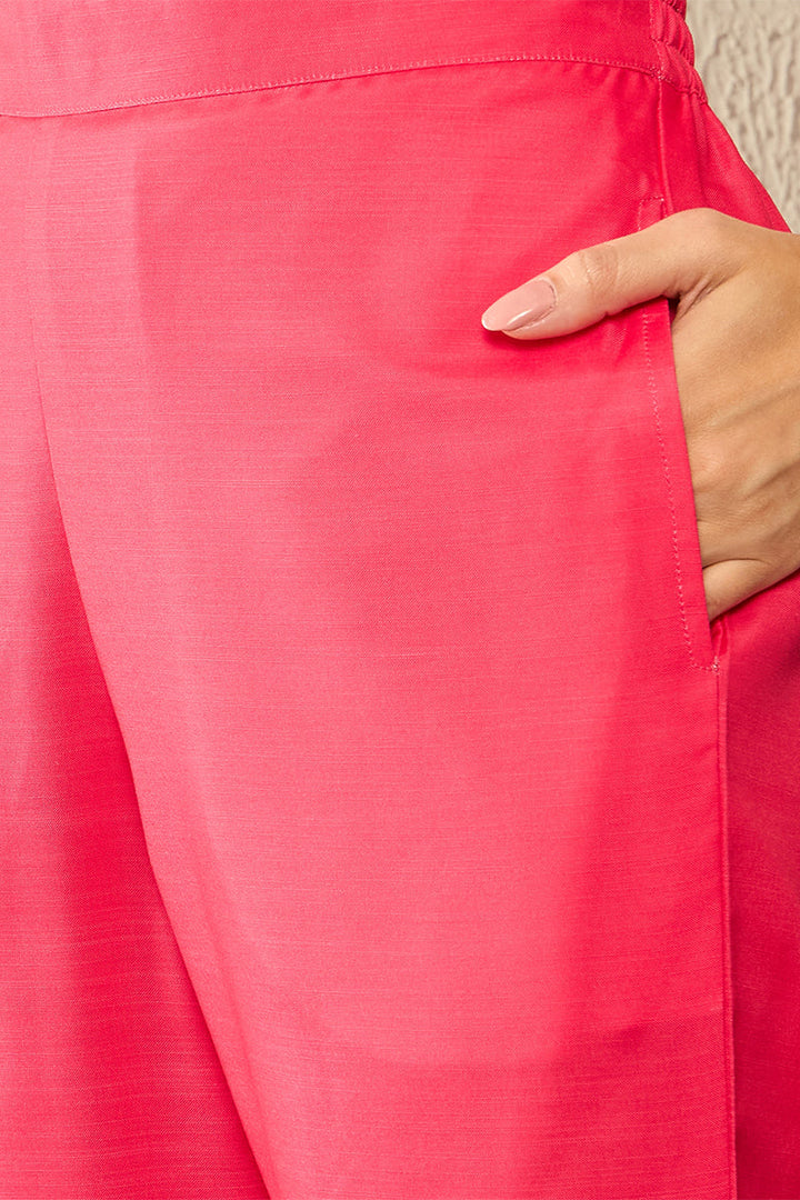 Pink-Rayon-Blend-Floral-Printed-Co-Ord-Set