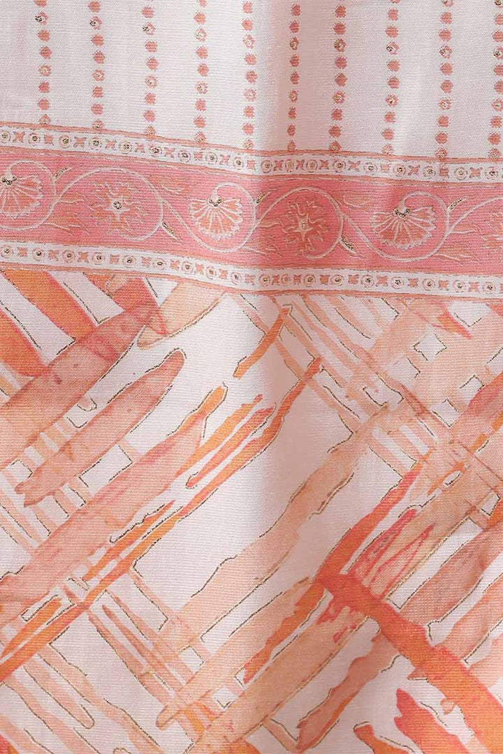 Nude-Peach-Poly-Silk-Straight-Kurta-Palazzos-With-Dupatta